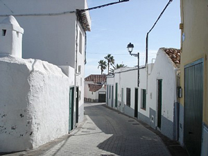 In den Straßen von Arico auf Teneriffa