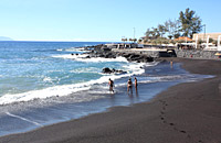Ferienhaus auf Teneriffa in Alcala - Blick auf den Strand