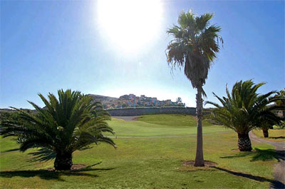 Golfsport auf Teneriffa - Blick auf einen  Golfplatz