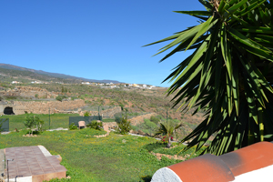 Blick in die Berge von Granadilla de Abona