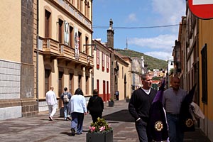 In der Stadt von La Laguna auf Teneriffa