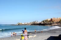 Der Strand von La Caleta an der Südwestküste von Teneriffa