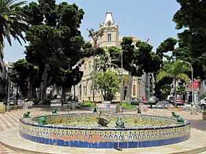 Blick auf die Plaza de España in Santa Cruz
