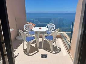 Strandnahe FeWo, Meerblick & Pool