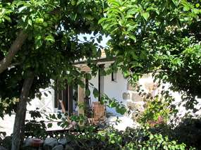 Blick aufs Haus