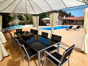 Ferienhaus: 5SZ, Pool & Meerblick