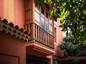 Blick aufs Haus