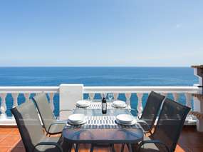 Candelaria: Meerblick-FeWo mit Pool