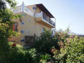 Blick aufs Haus