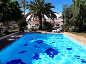 Ferienhaus mit Pool in Küstenzone