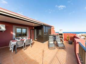 El Medano: FeWo mit Grill, Pool