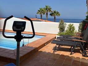 Playa San Juan | Haus mit Pool (beheizbar), Meerblick-Terrassen, Grill | am Meer