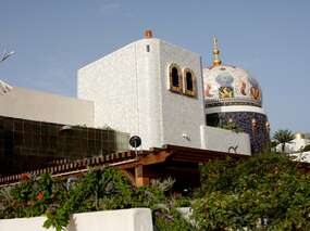 Blick aufs Haus
