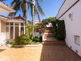Blick aufs Haus