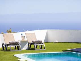 Studio mit Grill und beheiztem Pool