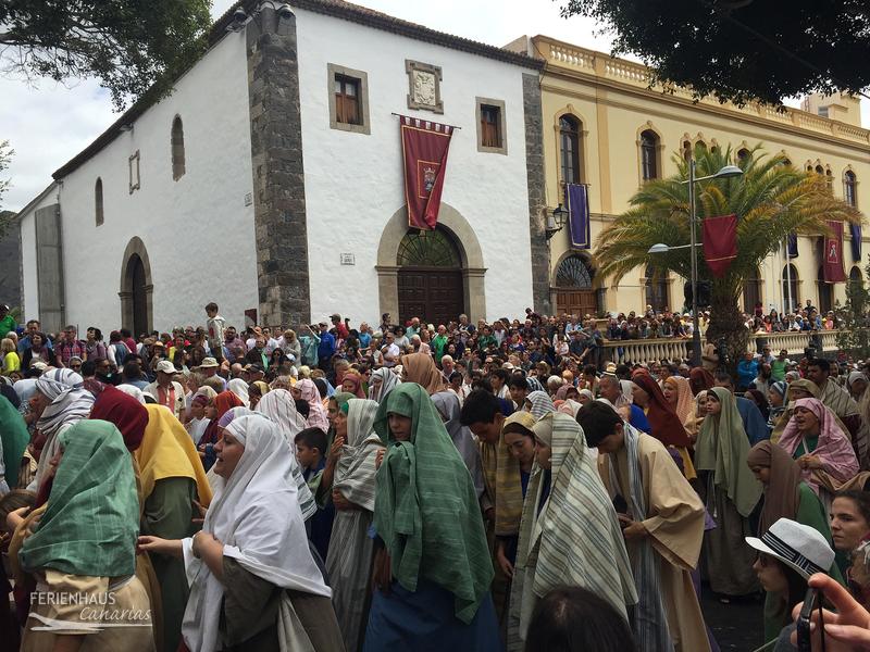 Blick auf die Osterpassion in Adeje Blick auf die Osterpassion in Adeje