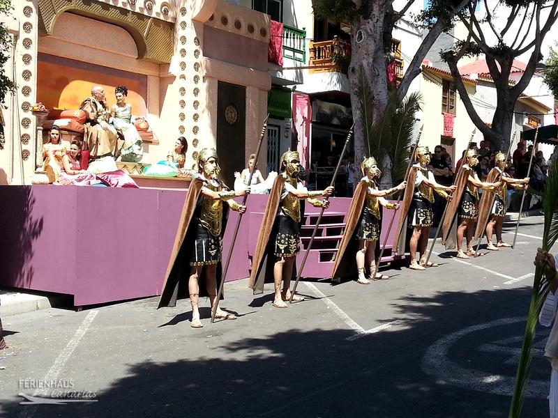 Blick auf die Bühne der Osterpassion in Adeje Blick auf die Bühne der Osterpassion in Adeje