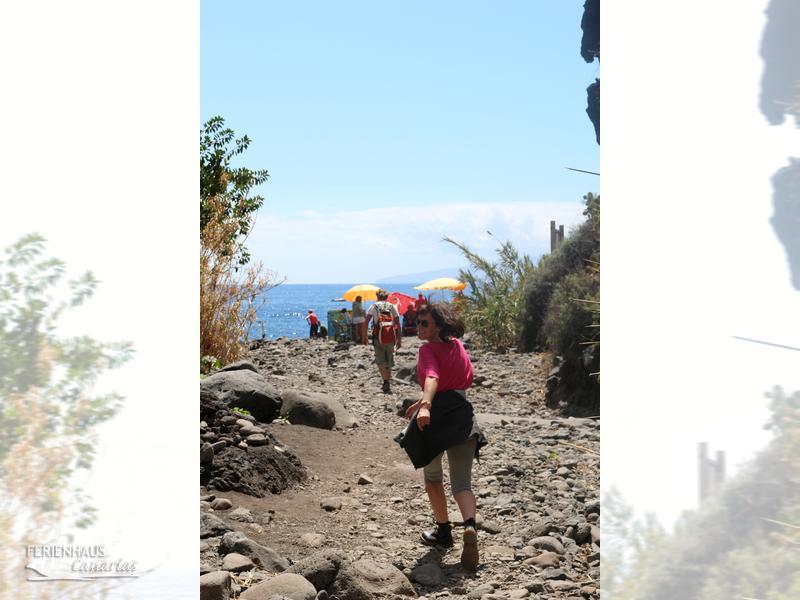 Mascaschlucht - Ende der Wanderung