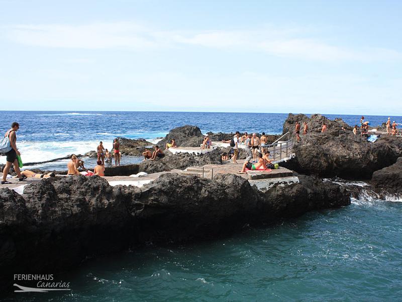 Blick auf die Meeres-Schwimbecken von Garachico Blick auf die Meeres-Schwimbecken von Garachico