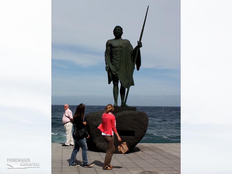 Guanchenkönig in Candelaria Guanchenkönig in Candelaria
