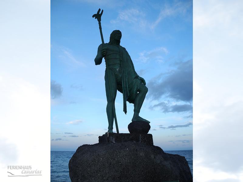 Ein Guanchenkönig in Candelaria Ein Guanchenkönig in Candelaria