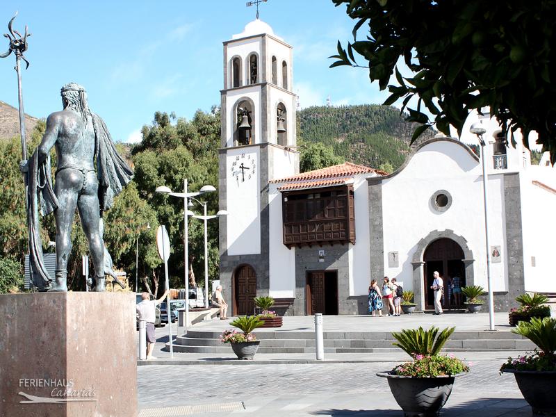 Blick auf die Kirche von Icod de los Vinos