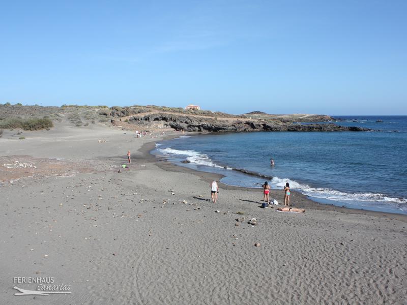 Blick auf den Strand in Abades Blick auf den Strand in Abades
