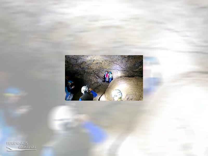 Blick in die Cueva de Viento in Icod Blick in die Cueva de Viento in Icod