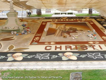 Alfomra de Corpus Christi in La Orotava