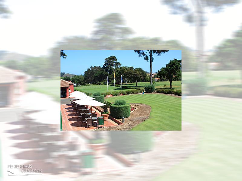 Blick auf den Golfplatz im Norden