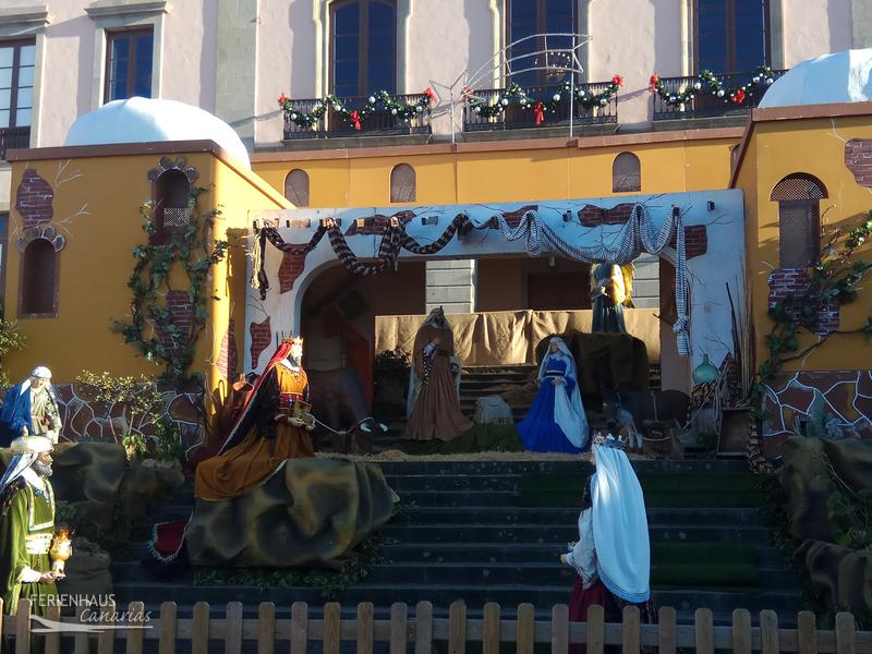 Blick auf die Krippe in La Orotava