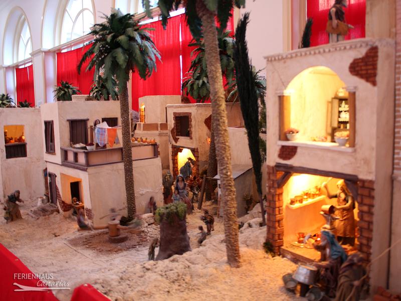 Blick auf die Krippe in La Orotava