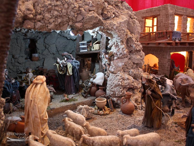 Blick auf die Krippe in La Orotava