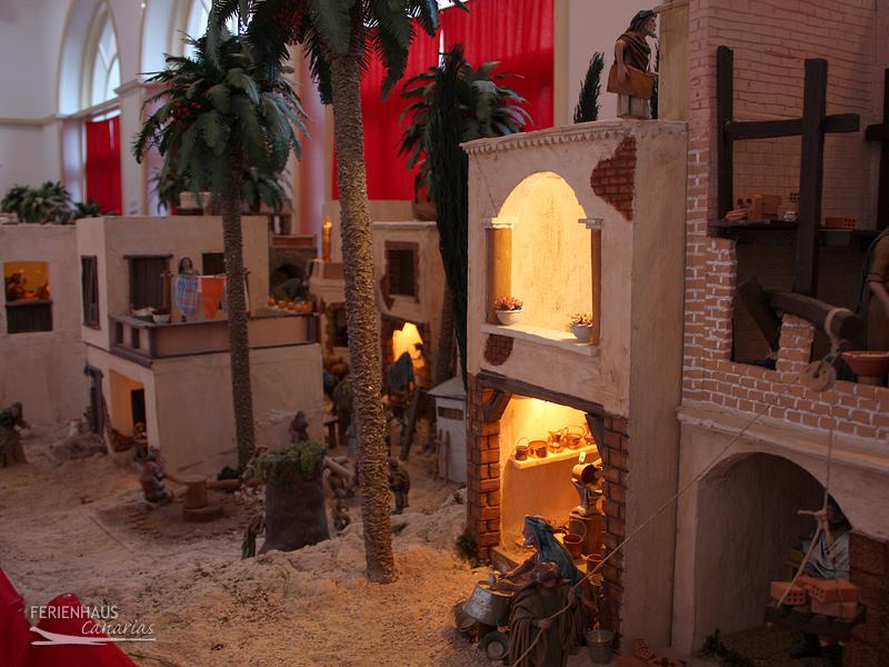 Blick auf die Krippe in La Orotava