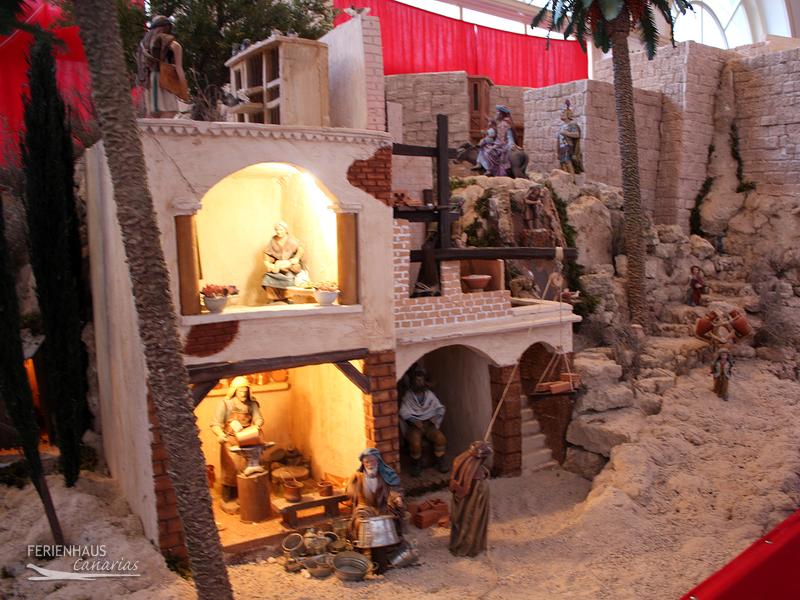 Blick auf die Krippe in La Orotava