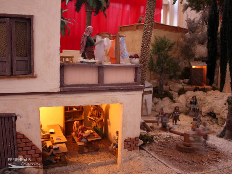 Blick auf die Krippe in La Orotava