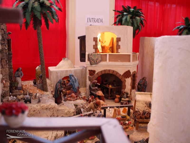 Blick auf die Krippe in La Orotava