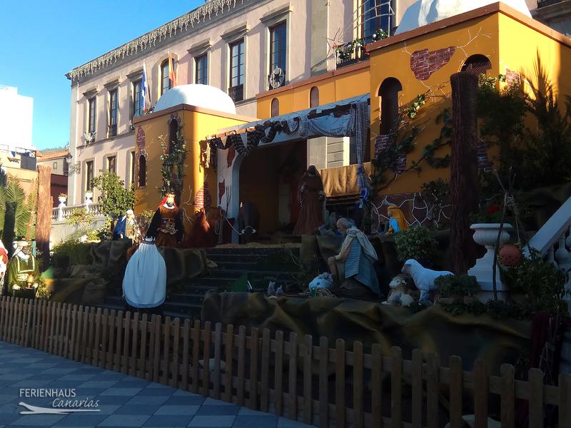 Blick auf die Krippe in La Orotava