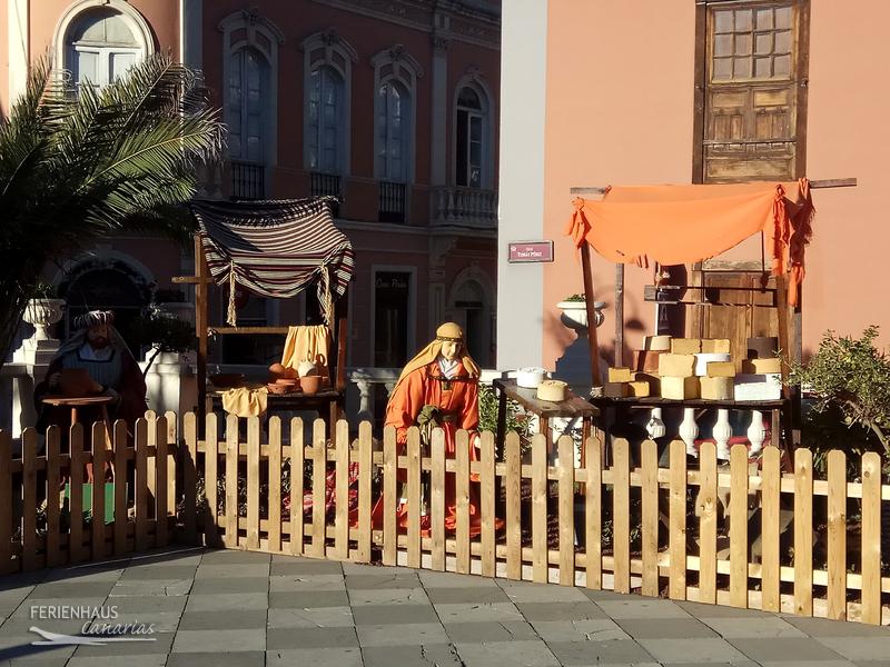 Blick auf die Krippe in La Orotava