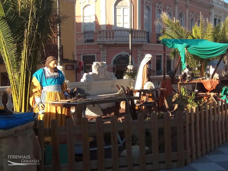 Blick auf die Krippe in La Orotava
