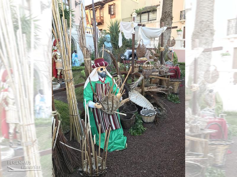 Krippen und Krippenspiel in La Orotava