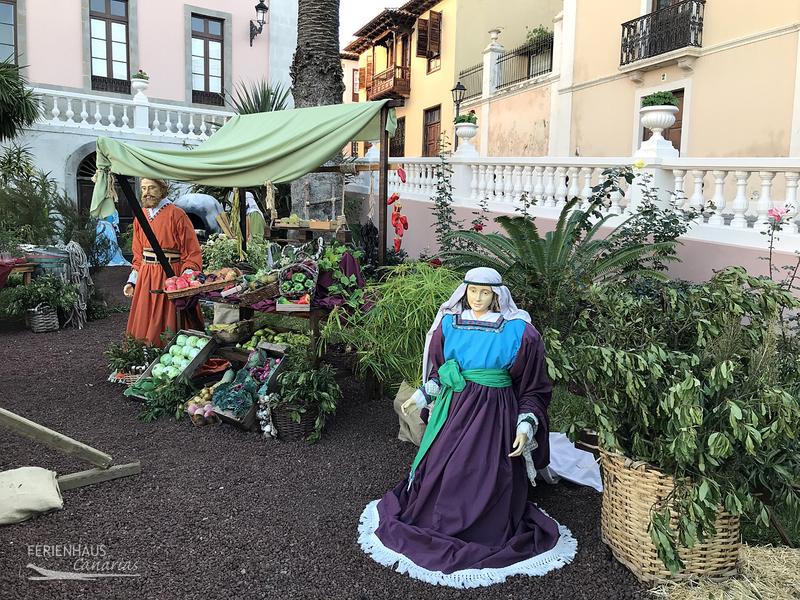 Krippen und Krippenspiel in La Orotava