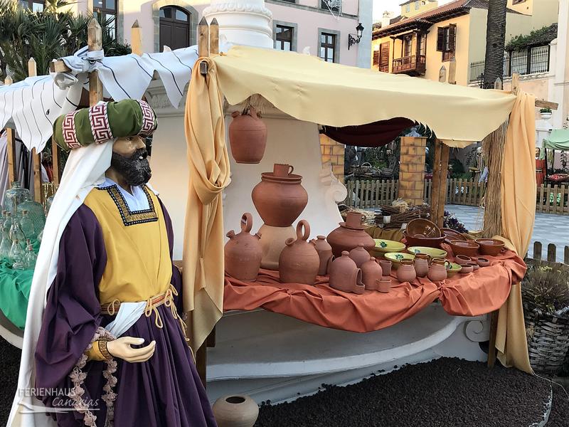 Krippen und Krippenspiel in La Orotava