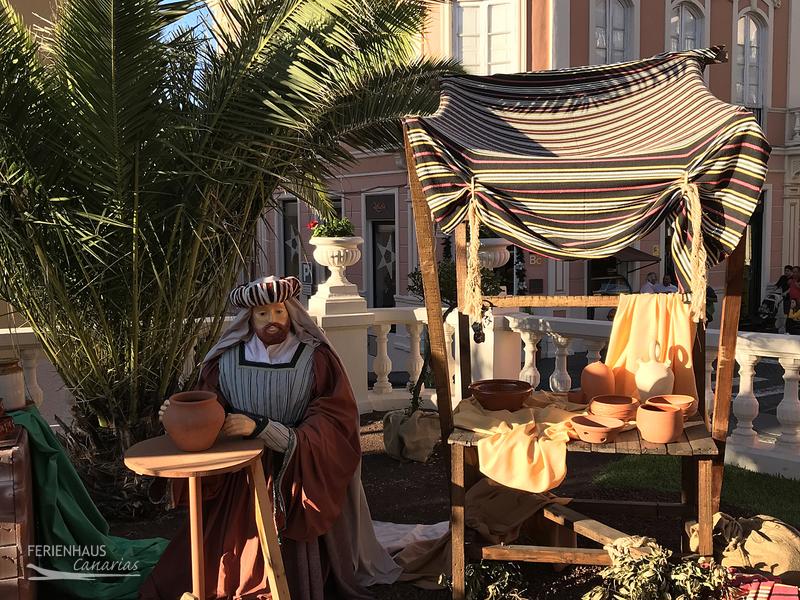 Krippen und Krippenspiel in La Orotava