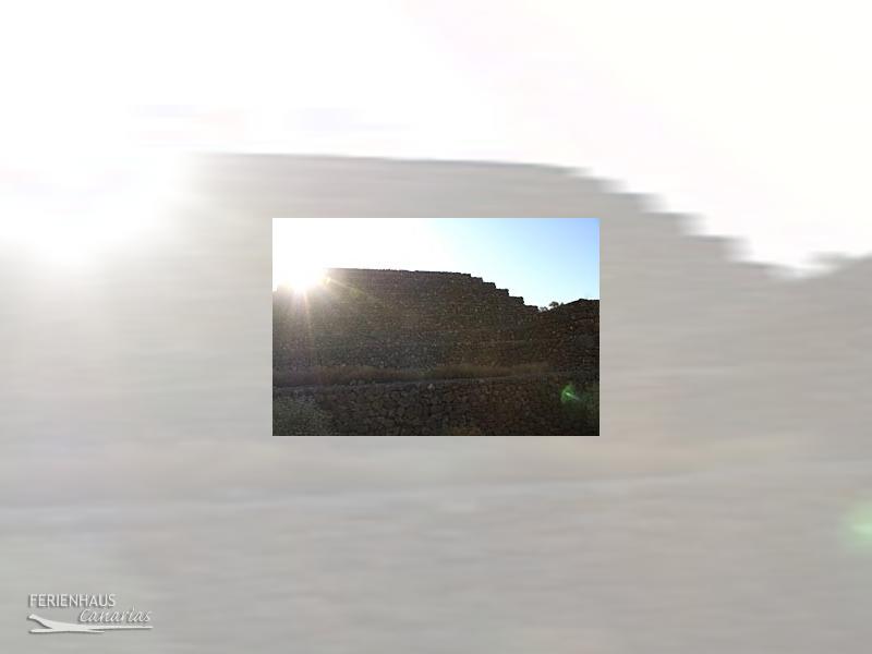 Blick auf die Pyramide von Güímar