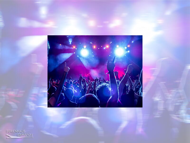 Blick auf das Publikum eines Konzertes