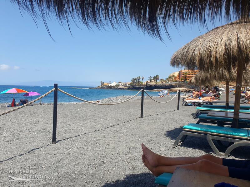 Blick aufs Meer am Paragliding Landung am Playa de la Enramada Blick aufs Meer am Paragliding Landung am Playa de la Enramada
