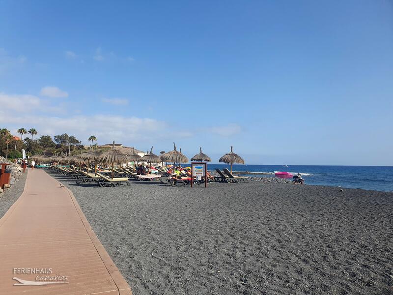 Blick auf den Strand Paragliding Landung am Playa de la Enramada Blick auf den Strand Paragliding Landung am Playa de la Enramada