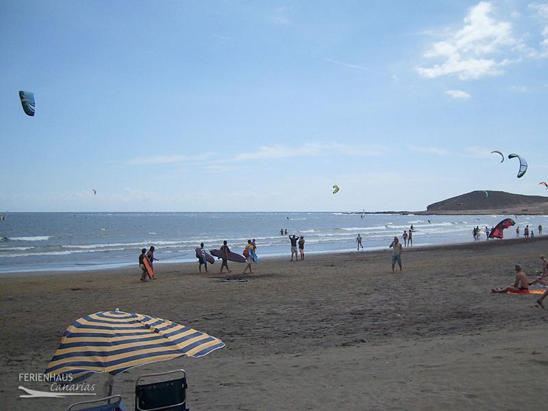 Kite Start an der Medano Bucht