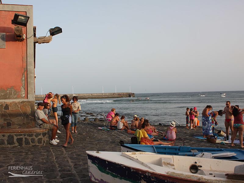 Playa La Chica in El Medano Playa La Chica in El Medano